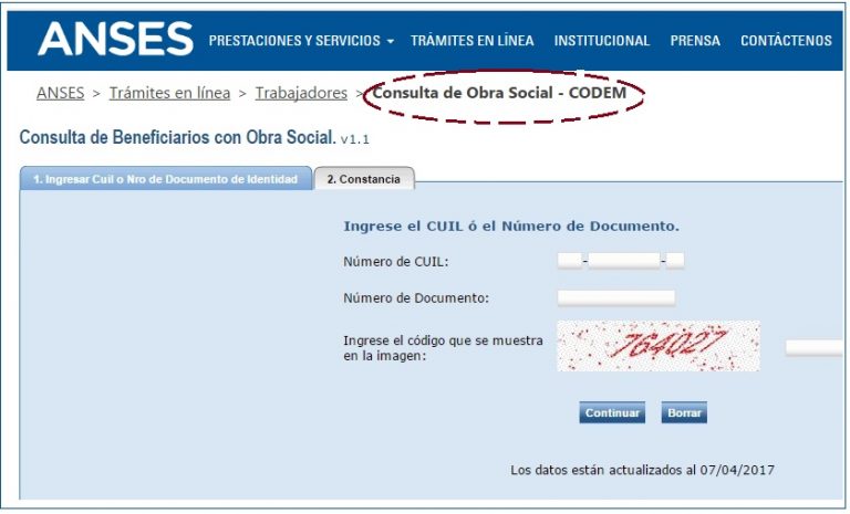 Anses CODEM: Requisitos. Sacar turno online! Anses