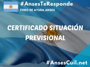certificado situacion previsional 2995