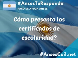 como presento los certificados de escolaridad 2717