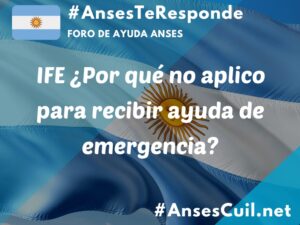 ife por que no aplico para recibir ayuda de emergencia 5437