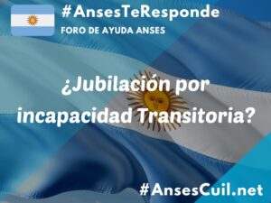 jubilacion por incapacidad transitoria 4672