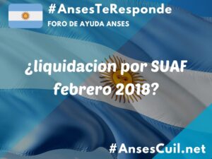 liquidacion por suaf febrero 2018 2809