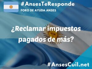 reclamar impuestos pagados de mas 3462