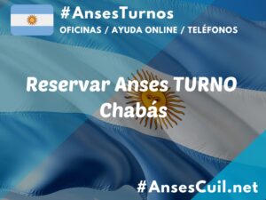 reservar anses turno chabas 2086