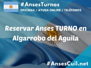 reservar anses turno en algarrobo del aguila 1606