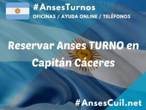 reservar anses turno en capitan caceres 2434