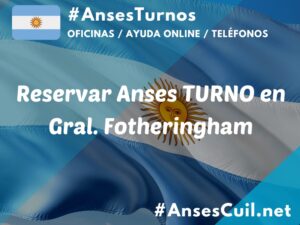 reservar anses turno en gral fotheringham 933