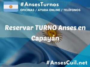 reservar turno anses en capayan 651