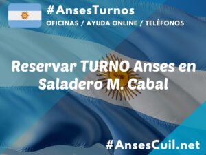 reservar turno anses en saladero m cabal 2279