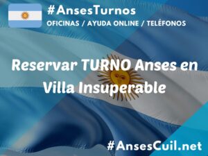 reservar turno anses en villa insuperable 586