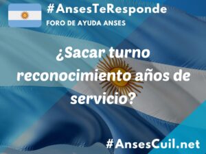 sacar turno reconocimiento anos de servicio 4706