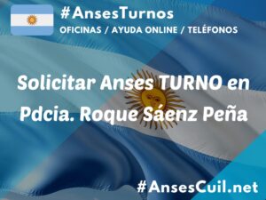 solicitar anses turno en pdcia roque saenz pena 735