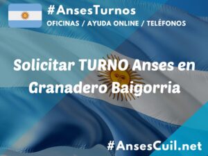 solicitar turno anses en granadero baigorria 2160