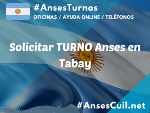 solicitar turno anses en tabay 1261