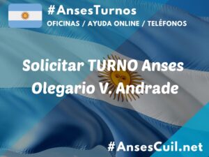 solicitar turno anses olegario v andrade 1751