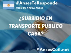 subsidio en transporte publico caba 4710