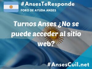 turnos anses no se puede acceder al sitio web 4350